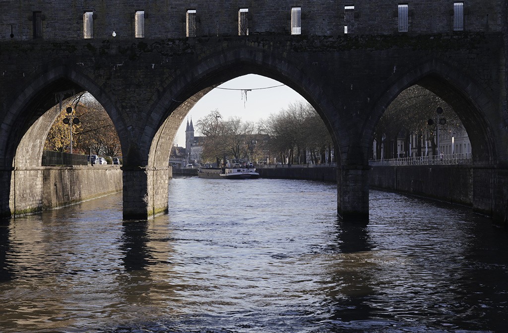 Pont Tournai brug Doornik