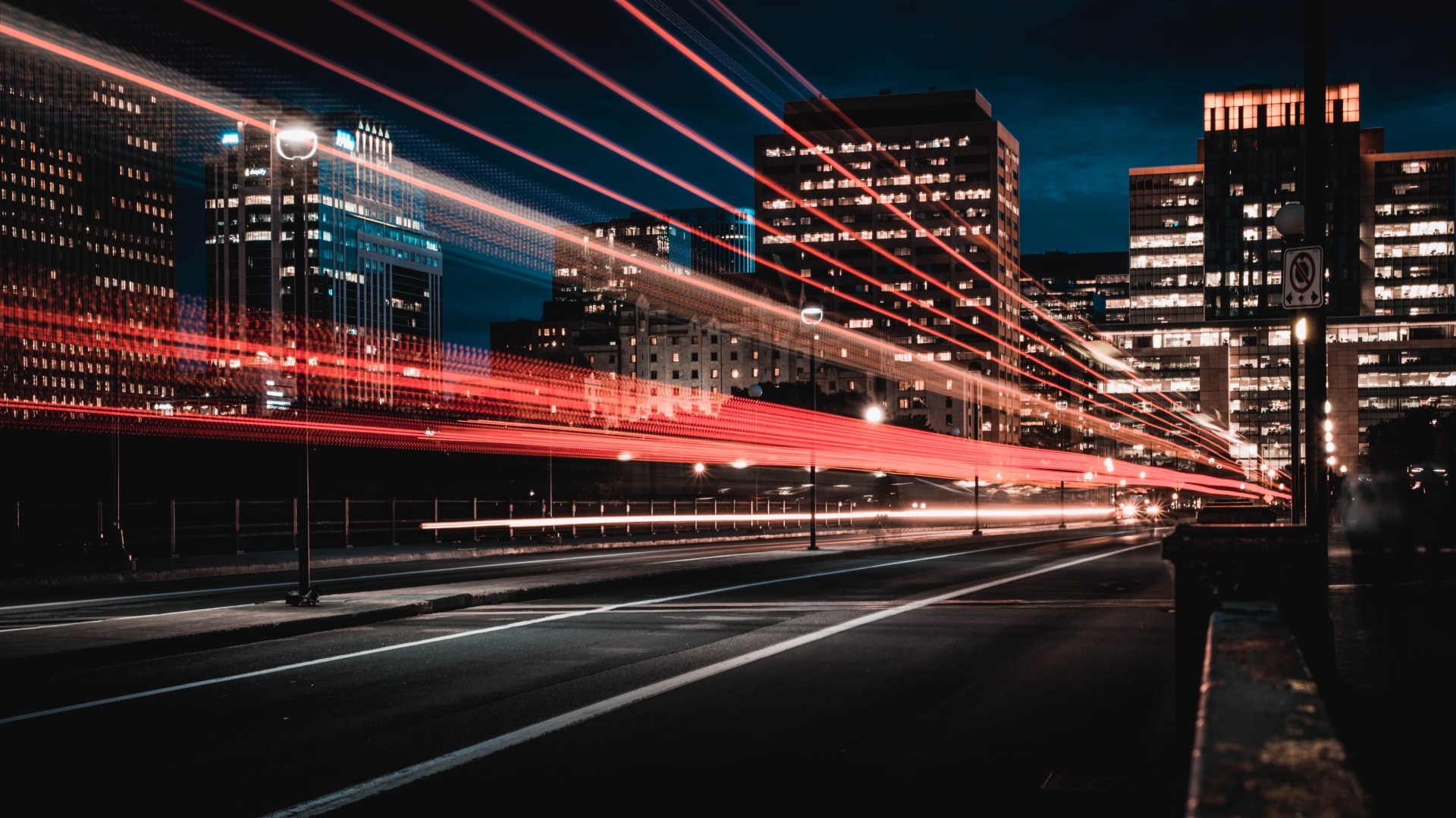 Voiture ville de nuit