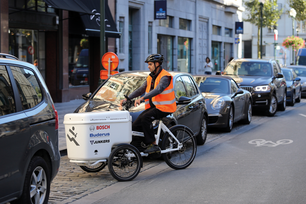 Techniciens cyclistes chez Bosch