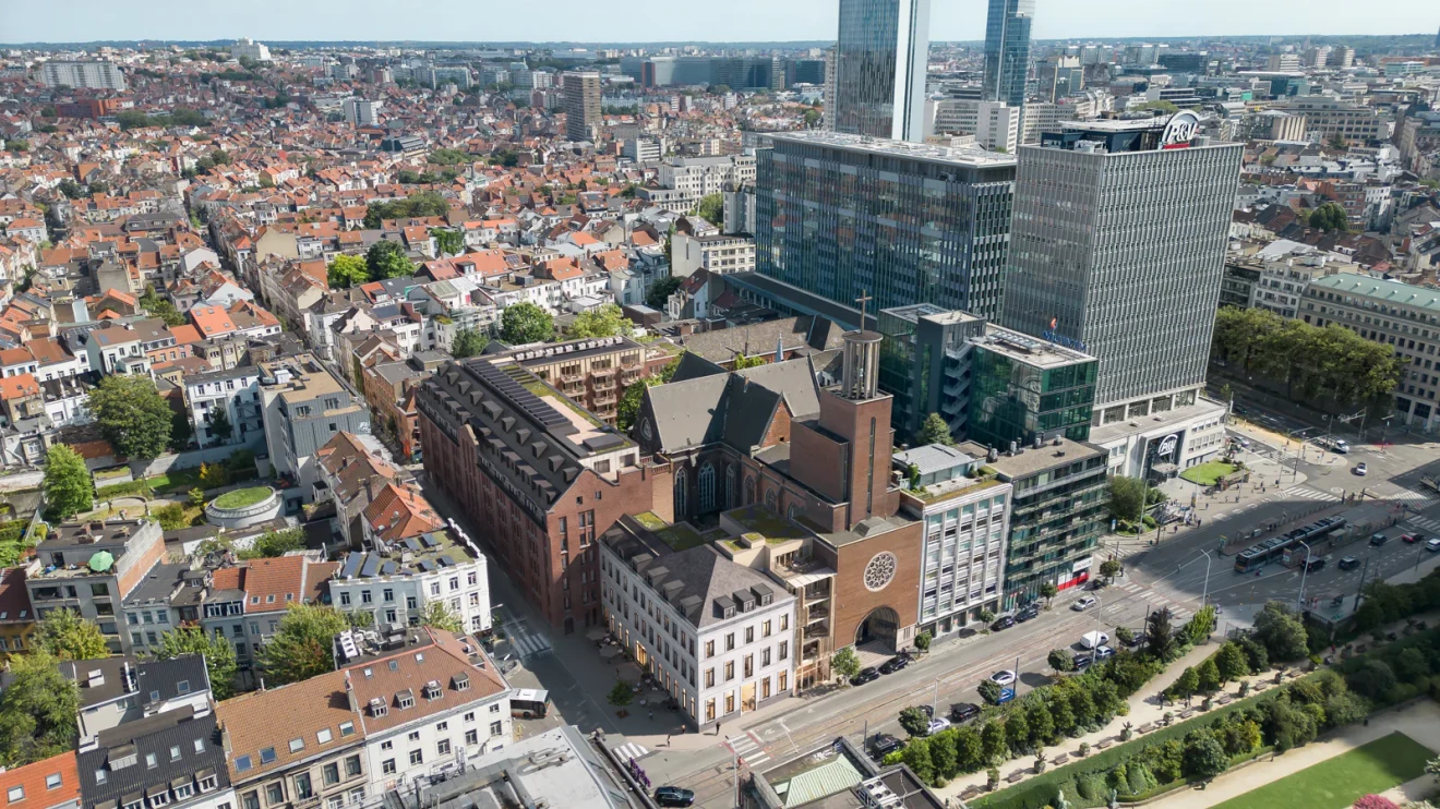 P1904_VDD PROJECT DEVELOPMENT_Project Gesù Rue Botanique Brussels_Cam Aerial 2_HR_20231115