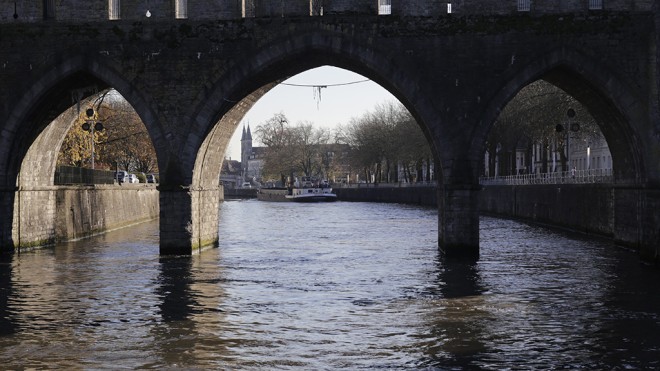 Pont Tournai brug Doornik