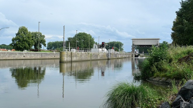 BC_barrage_écluse_Escaut_Kain (creative commons )