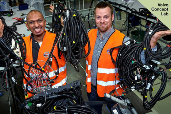 Volvo Group participe actuellement à un projet de recherche européen visant à remplacer certains câbles de camions par des capteurs sans fil.